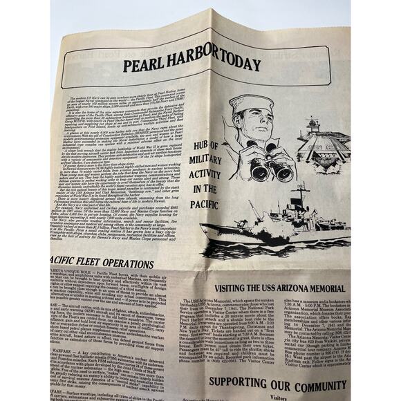 Vintage Pearl Harbor Honolulu Star Reproduction/Reprint Newspaper - Picture 8 of 9